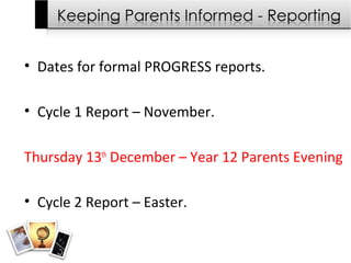 Year 12 Information Evening for Parents - Presentation | PPT