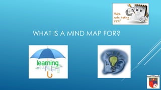 WHAT IS A MIND MAP FOR?
 