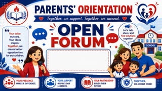 Parents' Orientation Presentation '26-'27 | PPTX