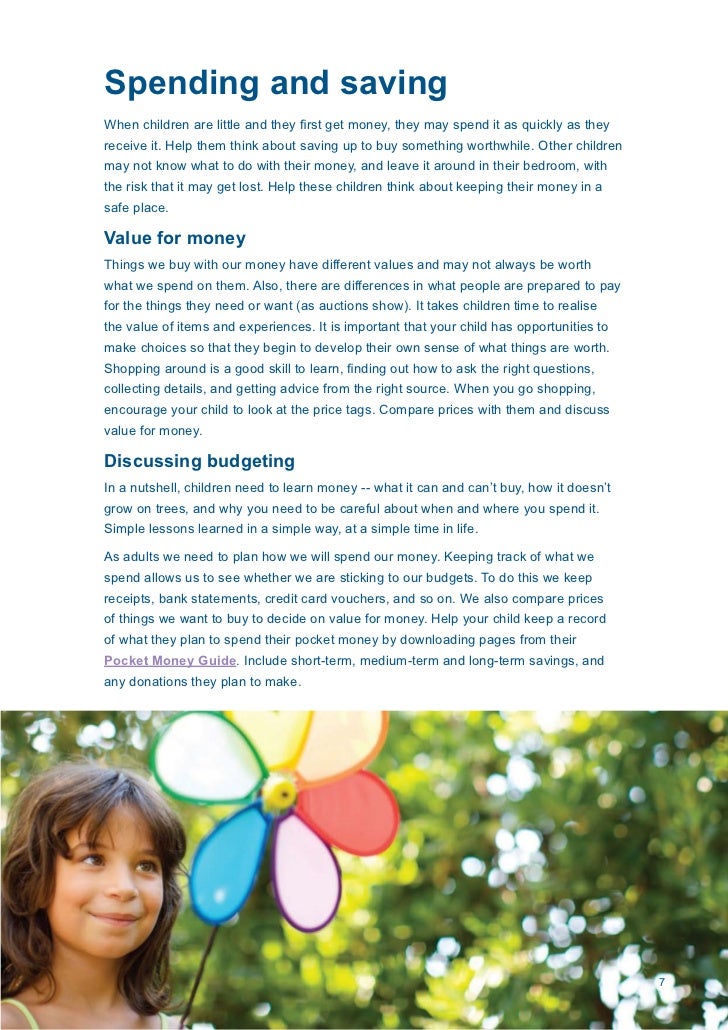 Parents pocket money guide