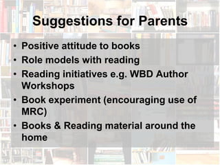 Parents reading workshop | PPTX