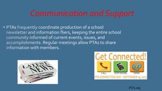 Communication and Support

PTA.org

 