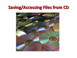 Saving/Accessing Files from a USB Driver Many Different Types Icon which appears on desktop 