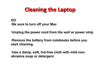 Printing Students will be able to select a printer from a list while in school Printing can be down at multiple locations before and after school as needed Printing can be tracked by computer user, so be sure you are only printing what you are required to for each assignment Printing at home will require a UBS cord. The school will not add printer software for home use. 
