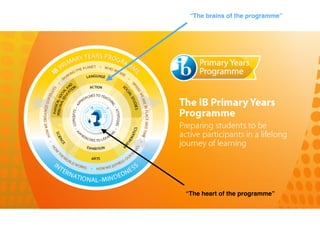 “The heart of the programme”
“The brains of the programme”
 