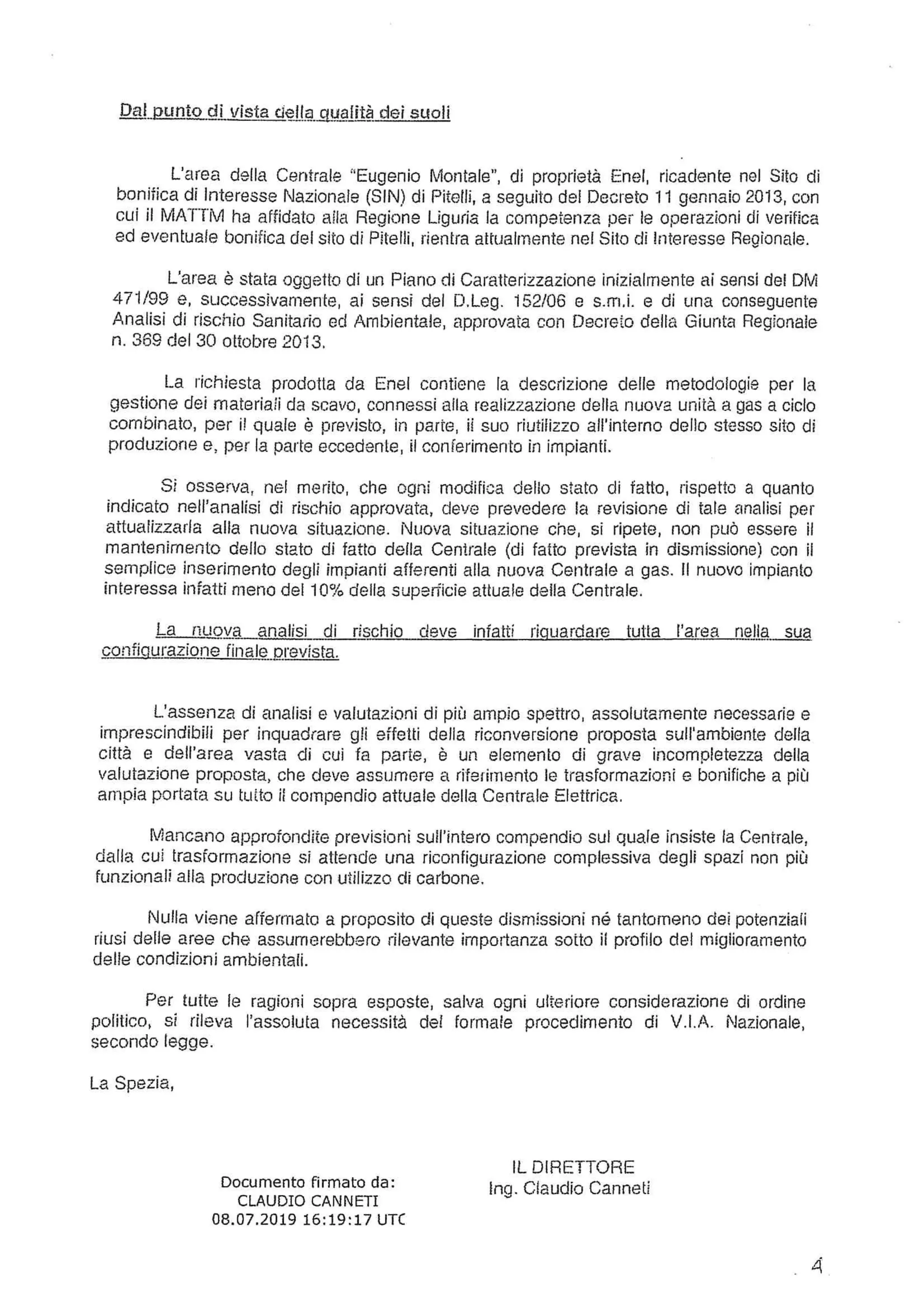 Parere comune sp su screening luglio 2019