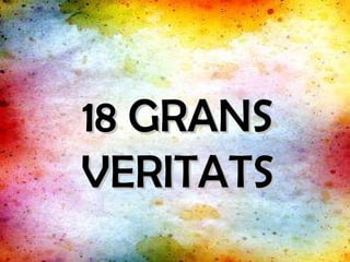 1188 GGRRAANNSS 
VVEERRIITTAATTSS 
 