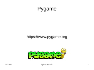 Criando jogos e simulações com a biblioteca Pygame