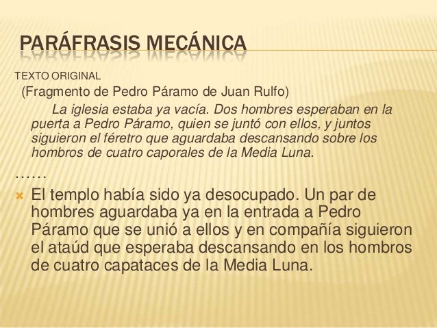 Paráfrasis