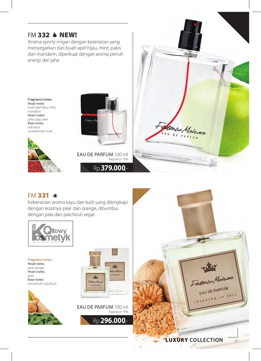 kATALOG fm parfum BY federico mahora2014
