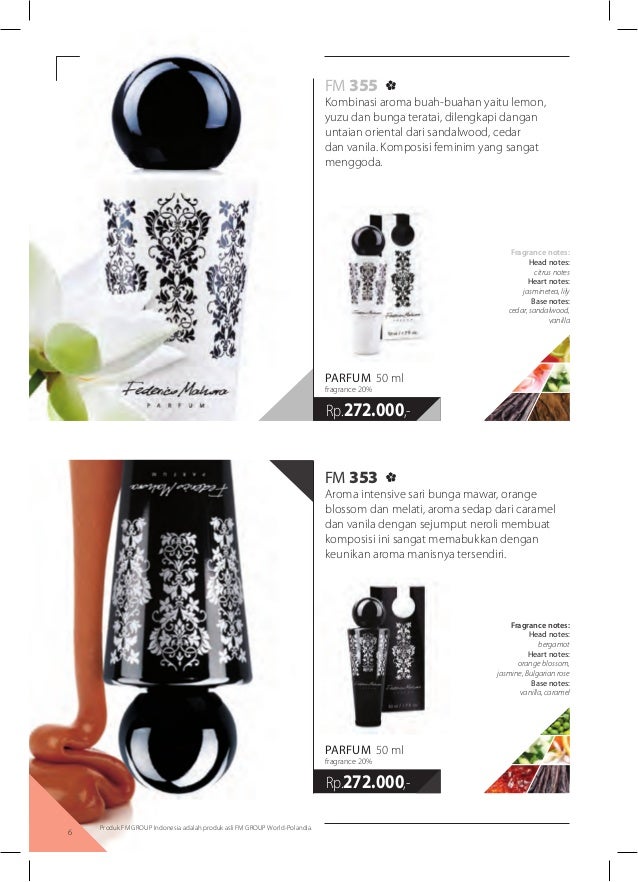Katalog Fm Parfum By Federico Mahora 2014