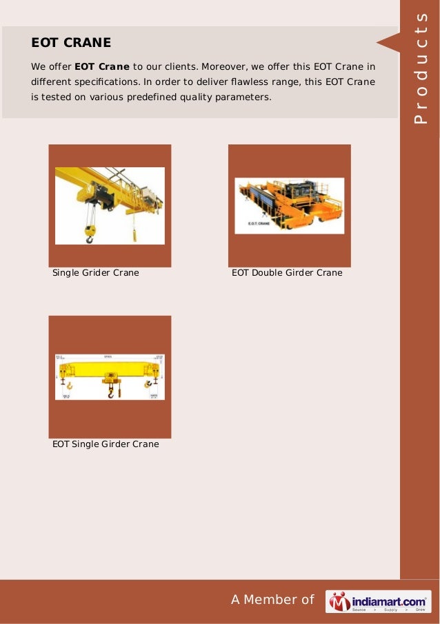 E.O.T Crane & Lift Spare Parts By Pari engineering