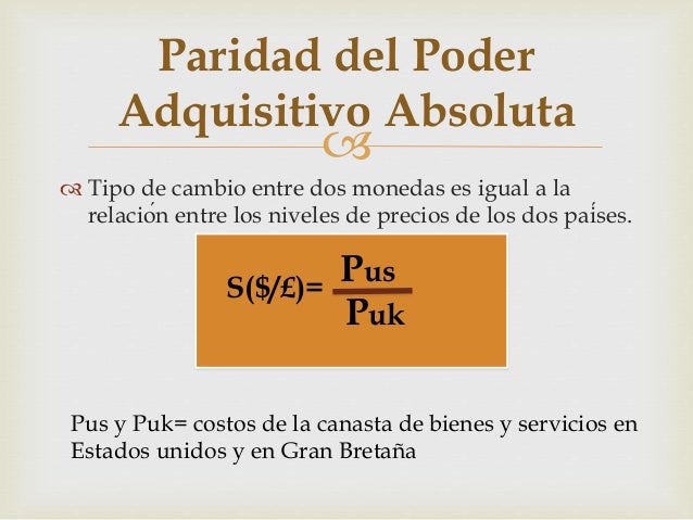 Paridad del Poder Adquisitivo