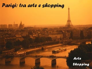 Parigi: tra arte e shopping     Arte     Shopping 