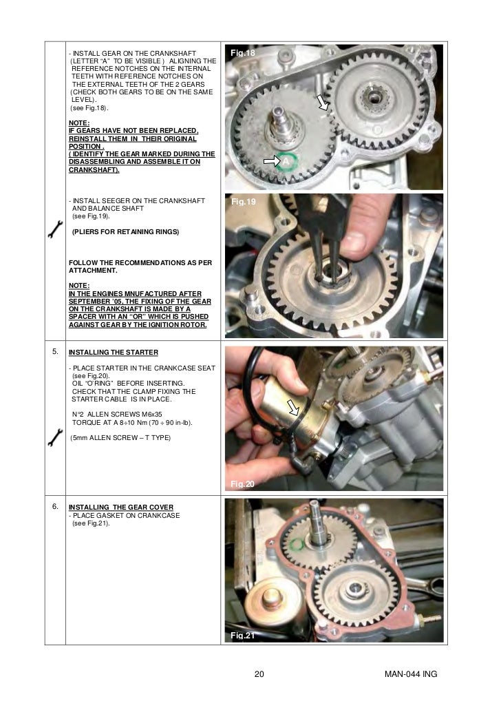 Parilla x30 overhaul manual