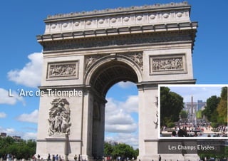 L ´Arc de Triomphe
Les Champs Elysées