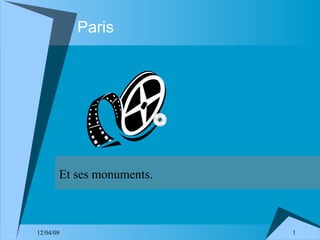 Paris Et ses monuments. 