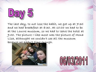 We mounted in some atractions of the park and the most 