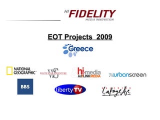 ΕΟΤ  Projects   2009 