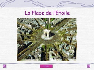 La Place de l’Etoile

TEXTE

 