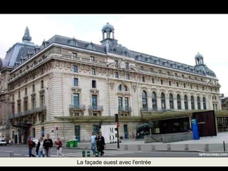 La façade ouest avec l'entrée 
 