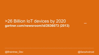 >2020: 200 billion smart devices 
intel.ly/1i8O2ec (2014) 
@Braintree_Dev @SeraAndroid 
 