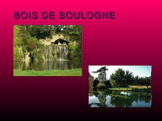 BOIS DE BOULOGNE   