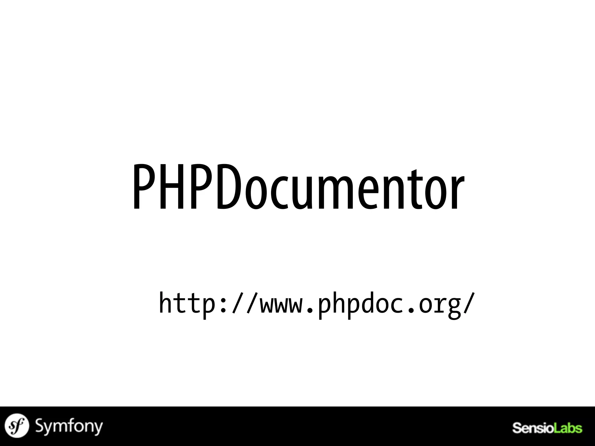 PHPDocumentor
 http://www.phpdoc.org/
 