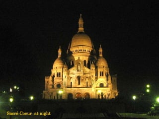 Sacré Coeur  at night 