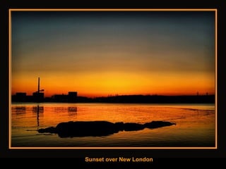 Sunset over New London 