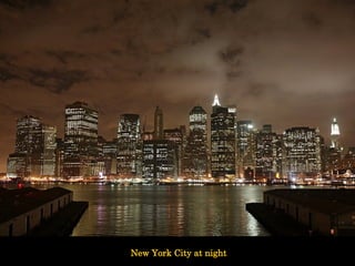 New York City at night 