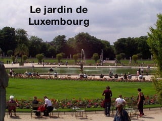 Le jardin de Luxembourg 