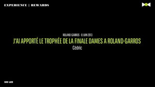 EXPERIENCE | REWARDS

 