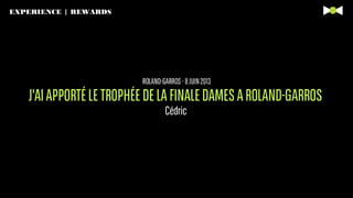 EXPERIENCE | REWARDS

 