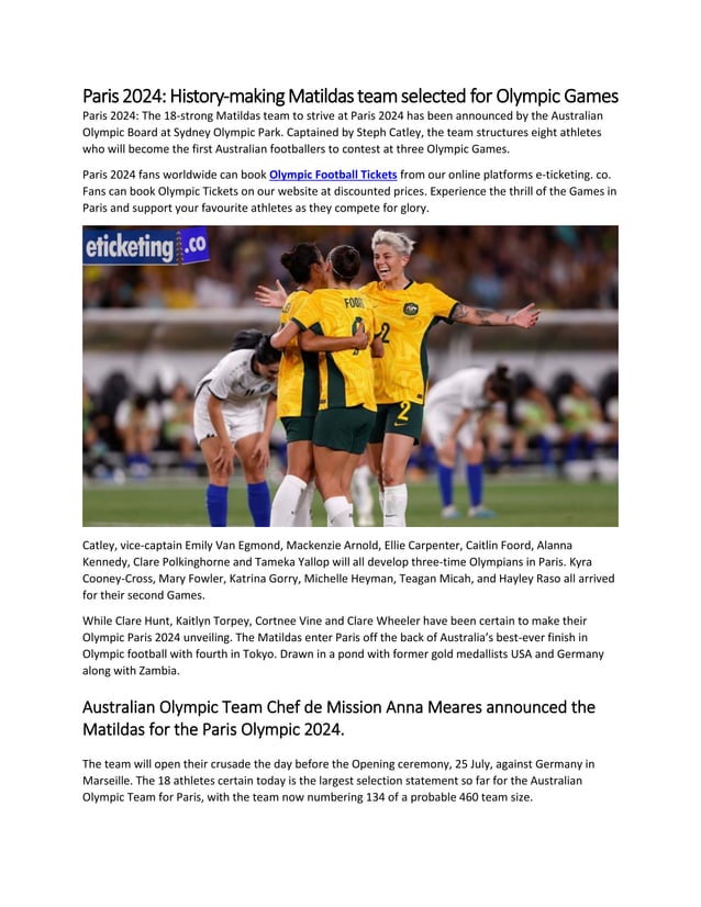 Paris 2024 Historymaking Matildas team selected for Olympic Games.pdf