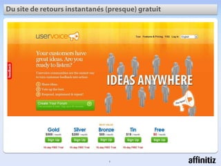 Du site de retours instantanés (presque) gratuit5