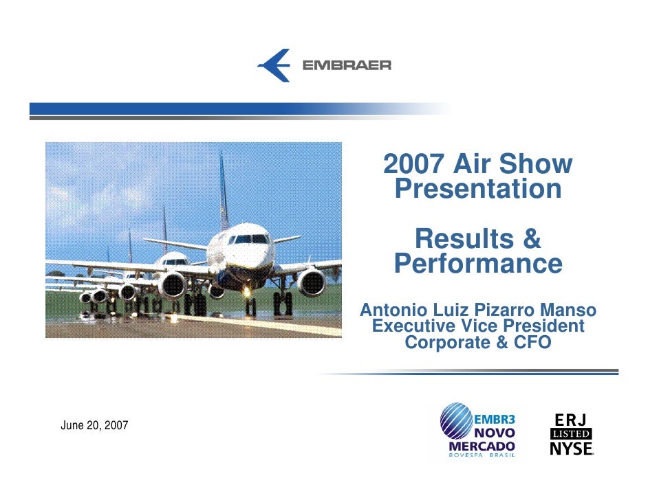 Paris Air Show - Corporate and Investor Relations