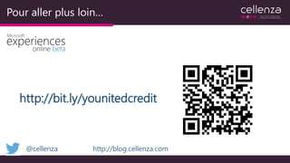 Pour aller plus loin…
http://bit.ly/younitedcredit
@cellenza http://blog.cellenza.com
 