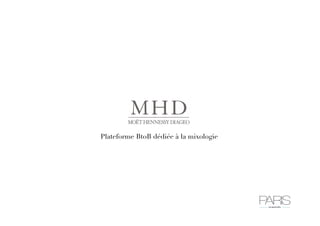 Plateforme BtoB dédiée à la mixologie
 