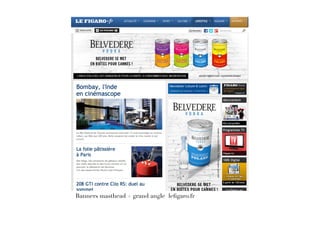 Banners masthead + grand angle leﬁgaro.fr
 