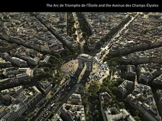 The Arc de Triomphe de l’Étoile and the Avenue des Champs-Élysées