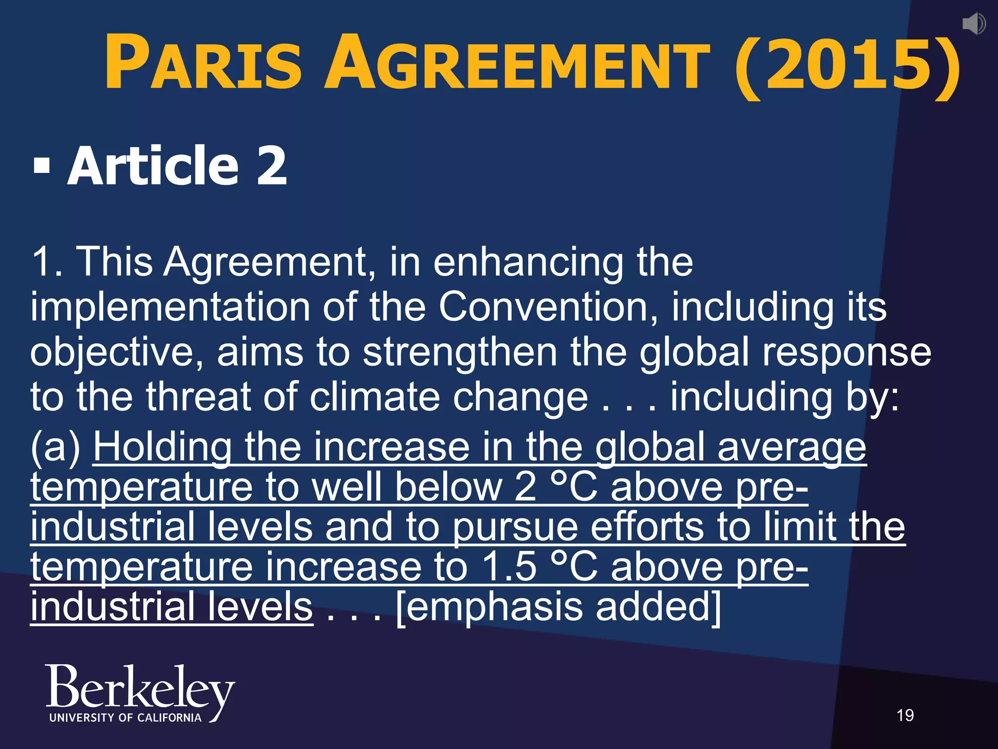 The Paris Agreement and Climate Geoengineering | PPTX
