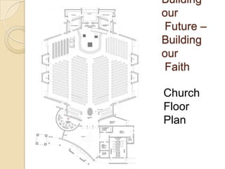Building
our
Future –
Building
our
Faith

Church
Floor
Plan
 
