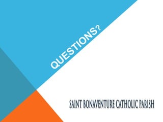 Parish General Meeting Presentation