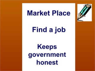 Market Place

 Find a job

  Keeps
government
  honest
 