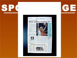 SPORTS PAGE 