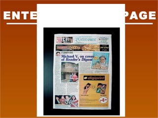 ENTERTAINMENT PAGE 