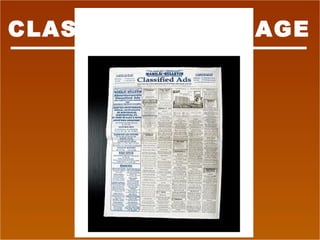 CLASSIFIED ADS PAGE 