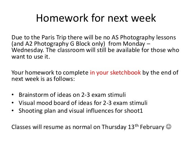 Paris homework image