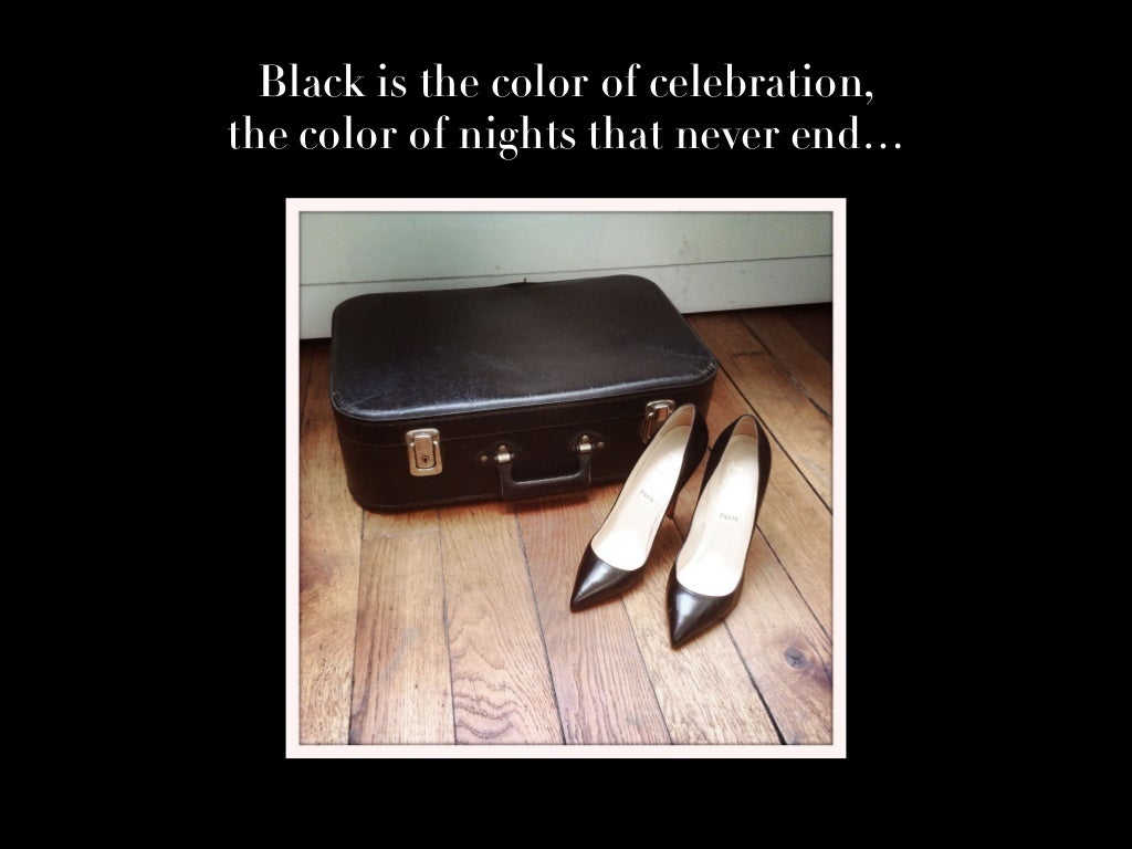 Black is the color of